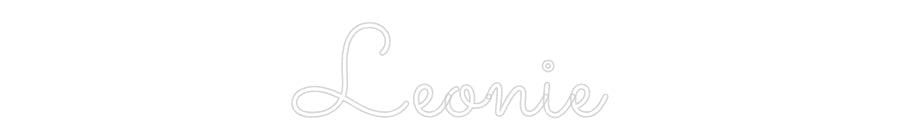 Anpassad neon: Leonie