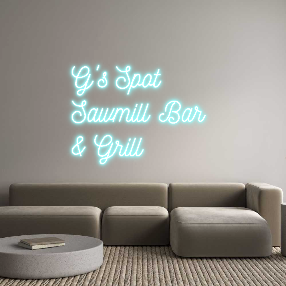 Anpassad neon: G's Spot
Saw...