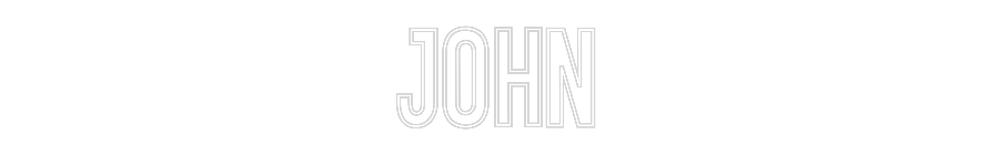 Anpassad neon: JOHN