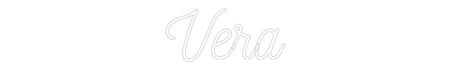Anpassad neon: Vera
