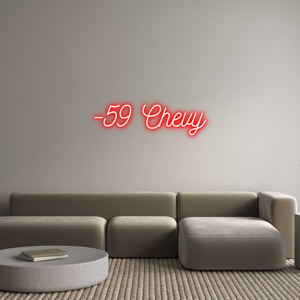 Anpassad neon: -59 Chevy