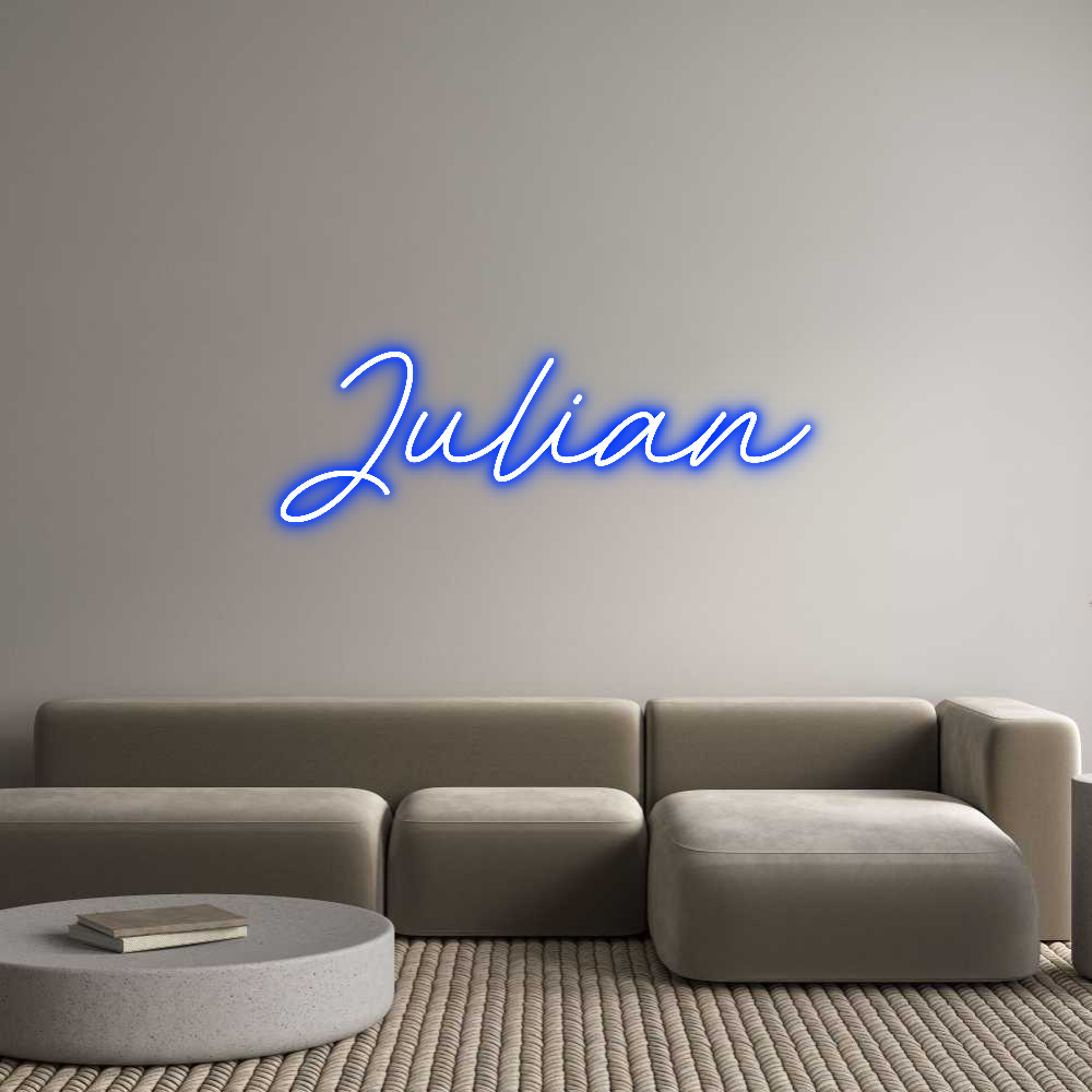 Anpassad neon: Julian
