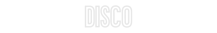 Anpassad neon: DISCO
