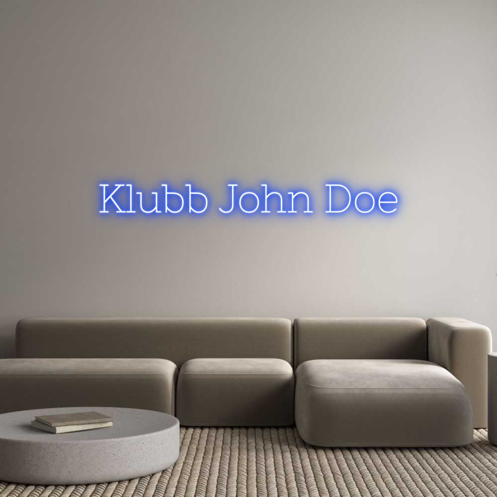 Anpassad neon: Klubb John Doe