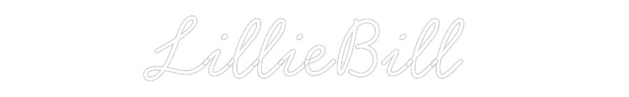 Anpassad neon: LillieBill
