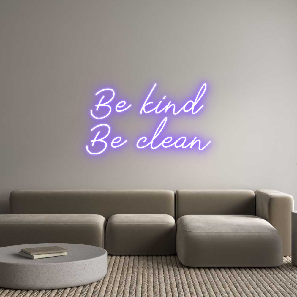 Anpassad neon: Be kind
Be c...