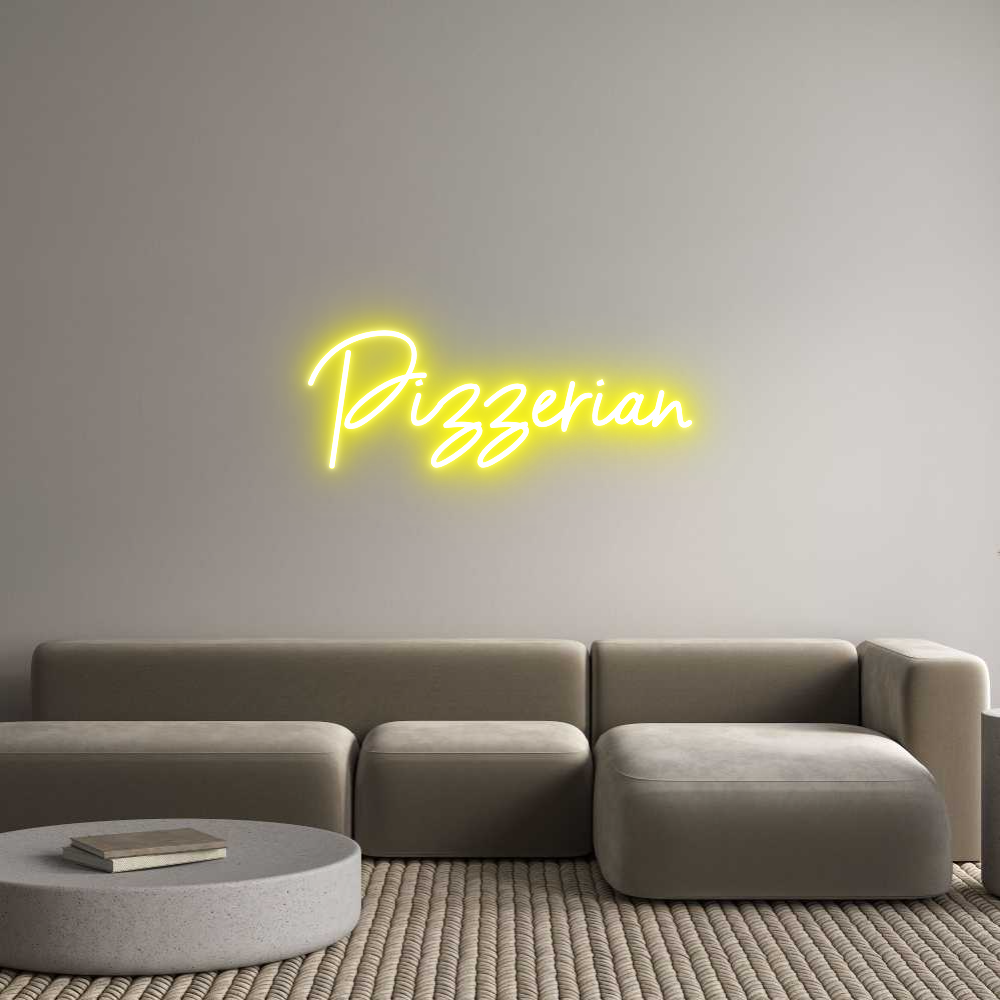 Anpassad neon: Pizzerian