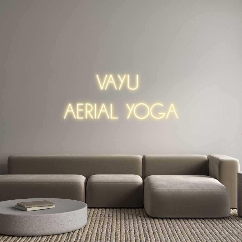Anpassad neon: VAYU 
AERIAL...