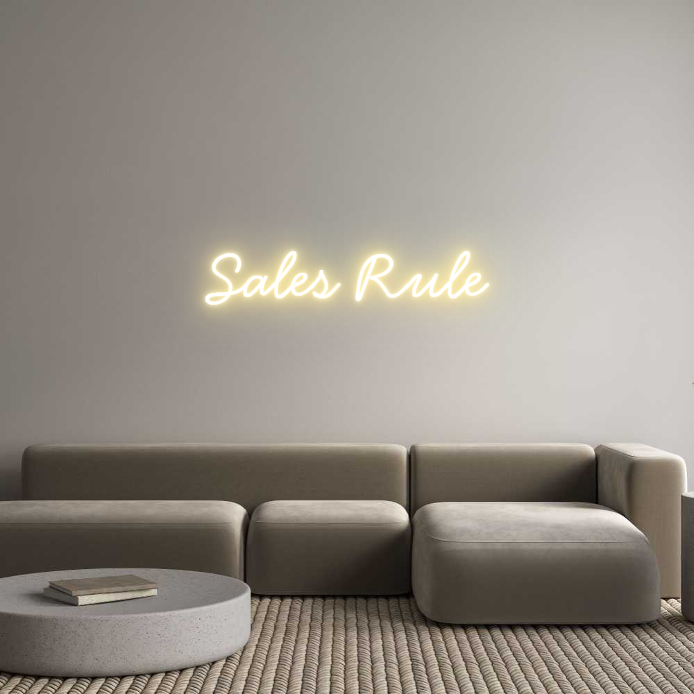 Anpassad neon: Sales Rule