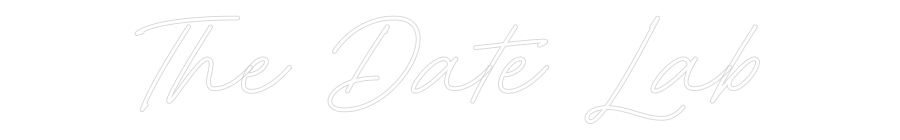 Anpassad neon: The Date Lab