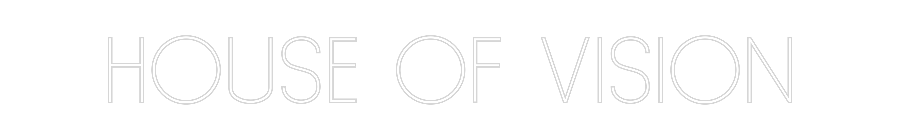 Anpassad neon: HOUSE OF VISION