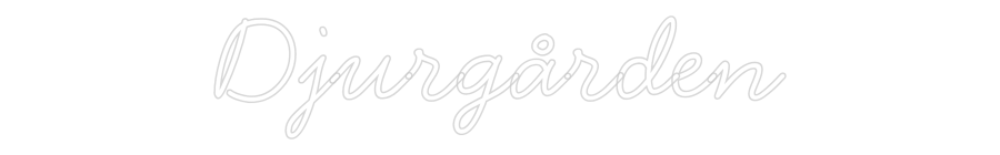 Anpassad neon: Djurgården