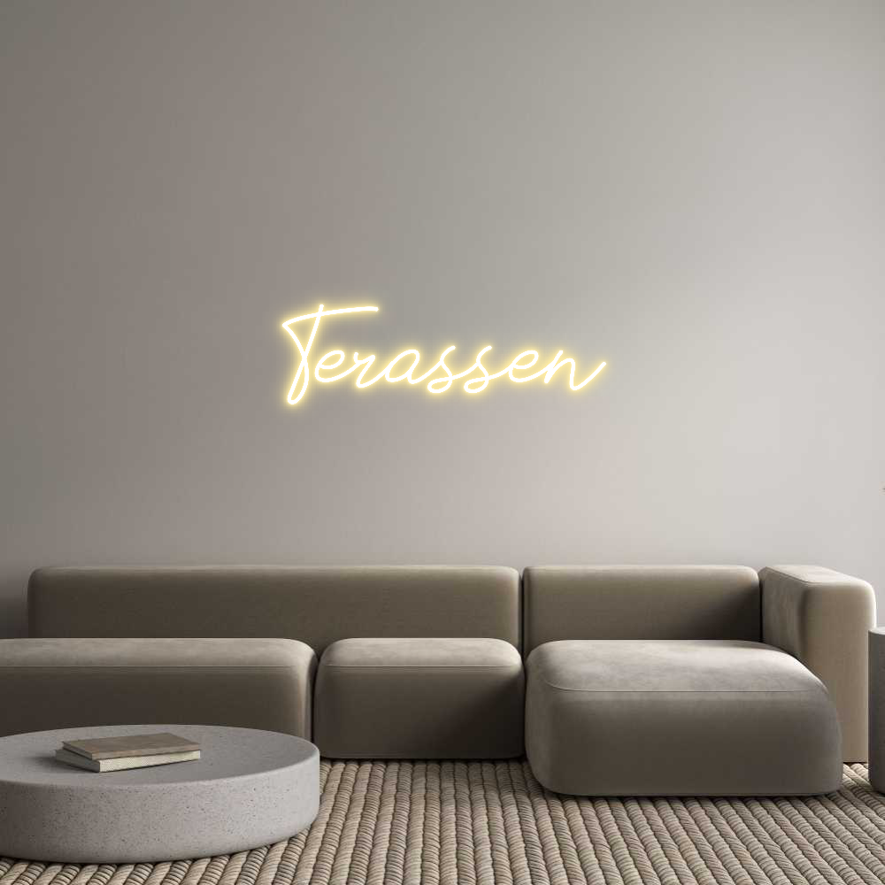 Anpassad neon: Terassen