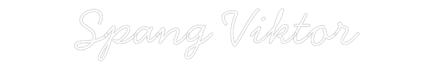 Anpassad neon: Spang Viktor