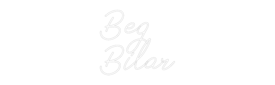 Anpassad neon: Beg 
Bilar