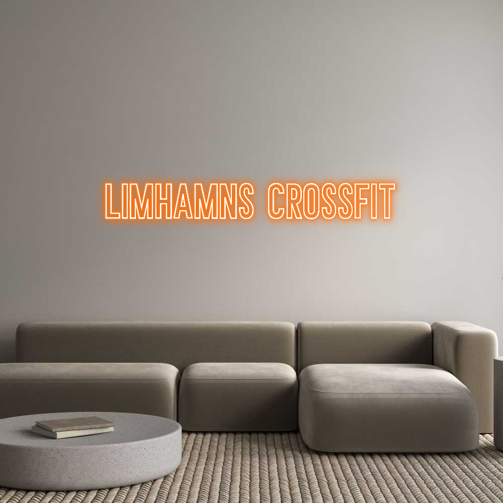 Anpassad neon: LIMHAMNS CROS...