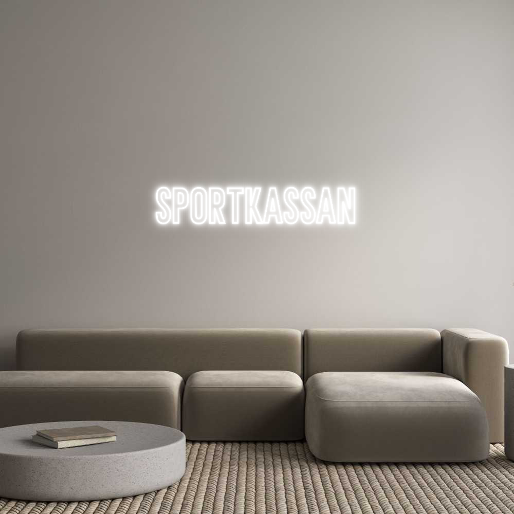 Anpassad neon: SportKassan