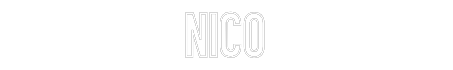 Anpassad neon: Nico
