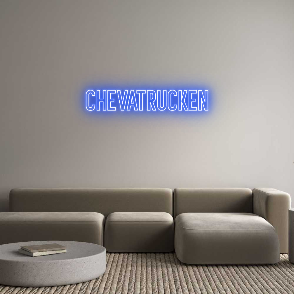 Anpassad neon: CHEVATRUCKEN