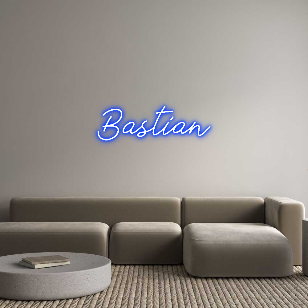 Anpassad neon: Bastian