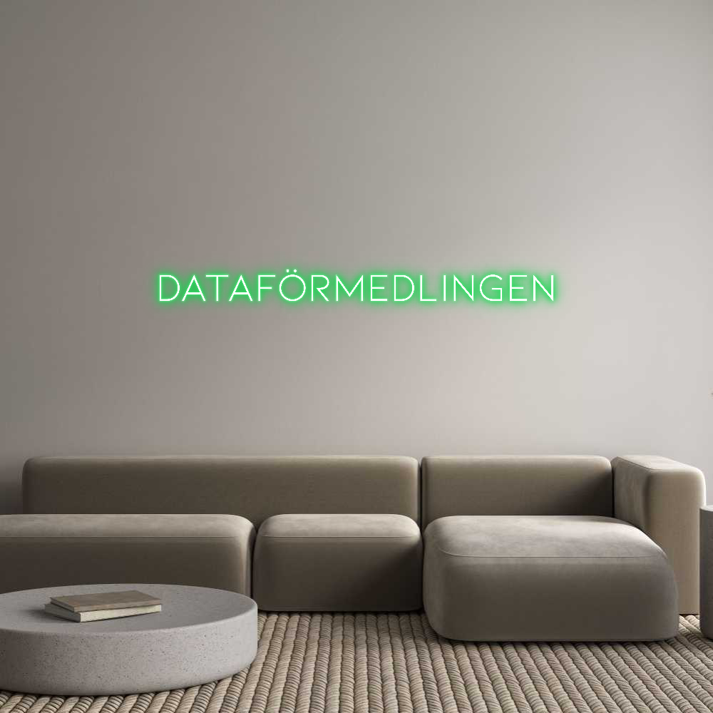 Anpassad neon: Dataförmedlin...