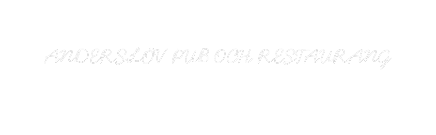 Anpassad neon: ANDERSLÖV PUB...