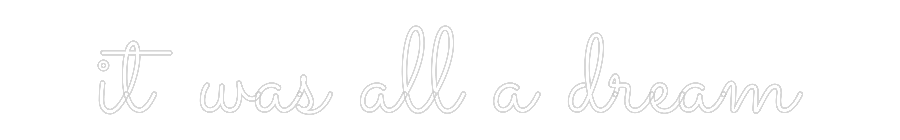 Anpassad neon: it was all a ...