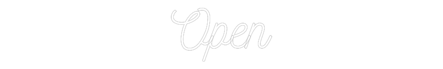 Anpassad neon: Open