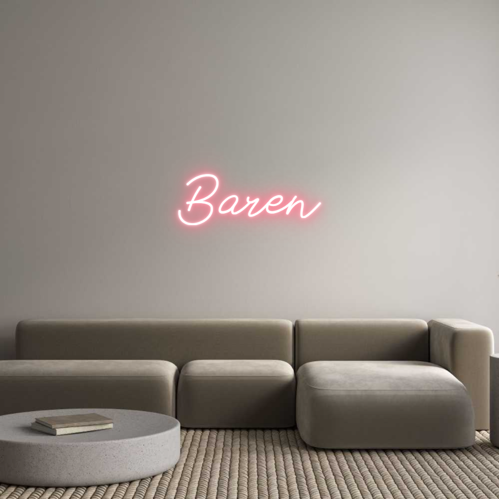 Anpassad neon: Baren