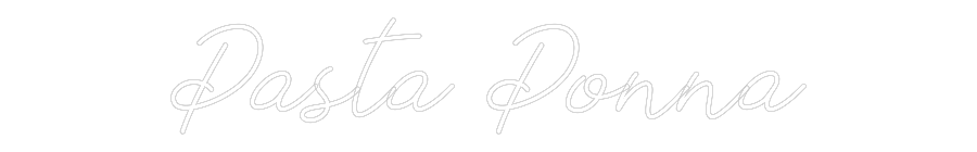 Anpassad neon: Pasta Ponna