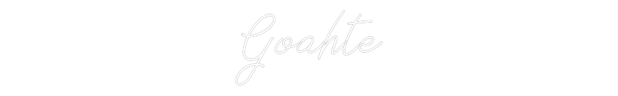 Anpassad neon: Goahte