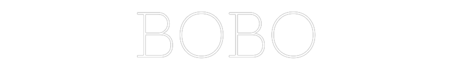 Anpassad neon: BOBO