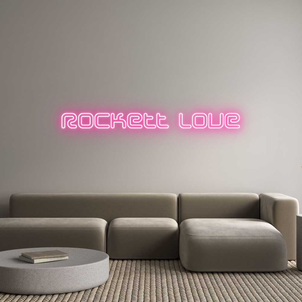 Anpassad neon: Rockett Love