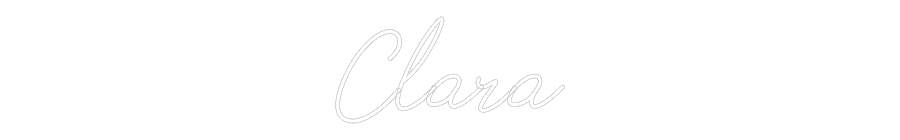 Anpassad neon: Clara