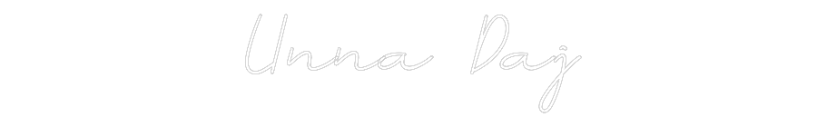 Anpassad neon: Unna Daj