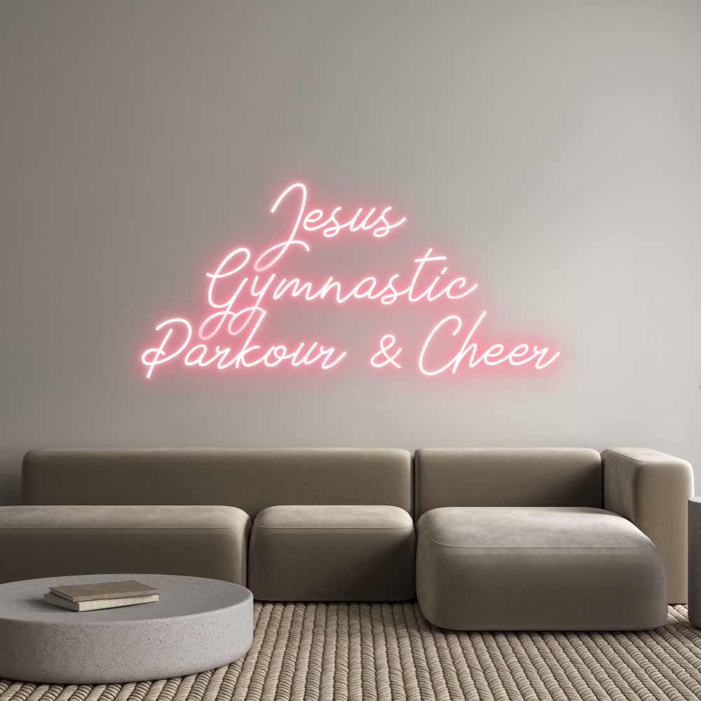 Anpassad neon:        Jesus...