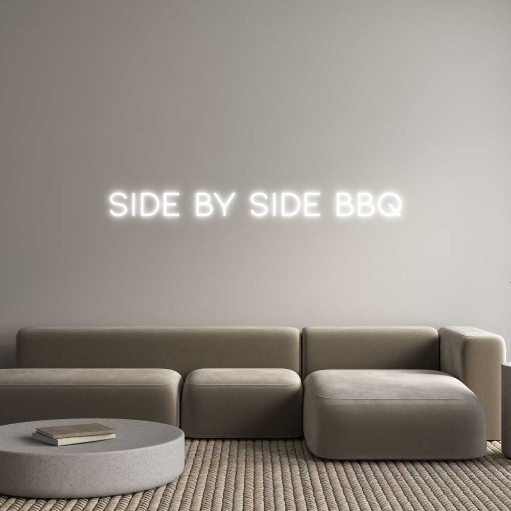 Anpassad neon: Side By Side ...