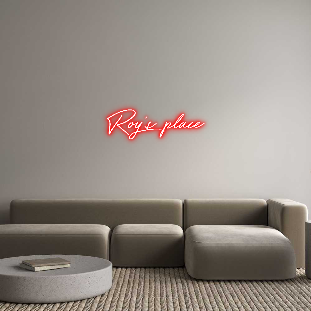 Anpassad neon: Roy’s place