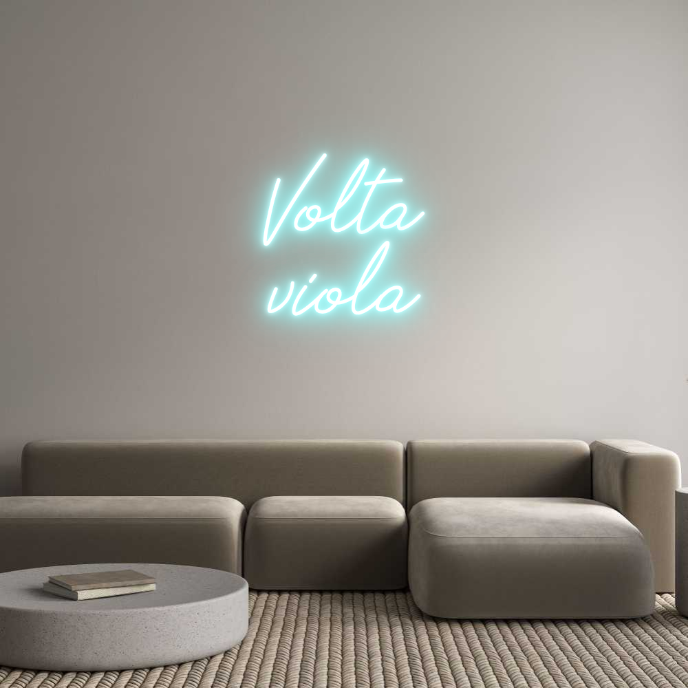 Anpassad neon: Volta
viola