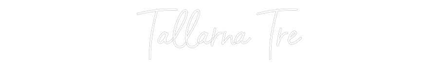 Anpassad neon: Tallarna Tre
