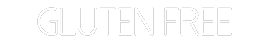 Anpassad neon: Gluten free