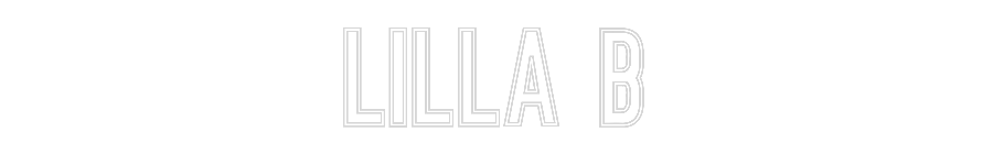 Anpassad neon: LILLA B