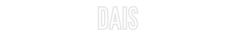 Anpassad neon: DAIS