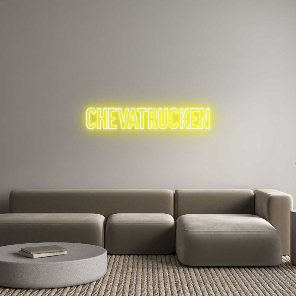 Anpassad neon: CHEVATRUCKEN