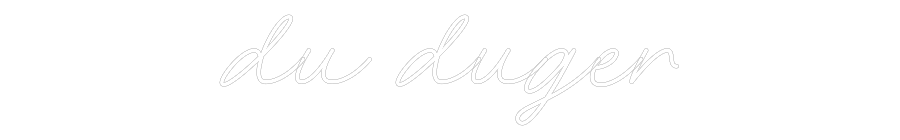Anpassad neon: du duger