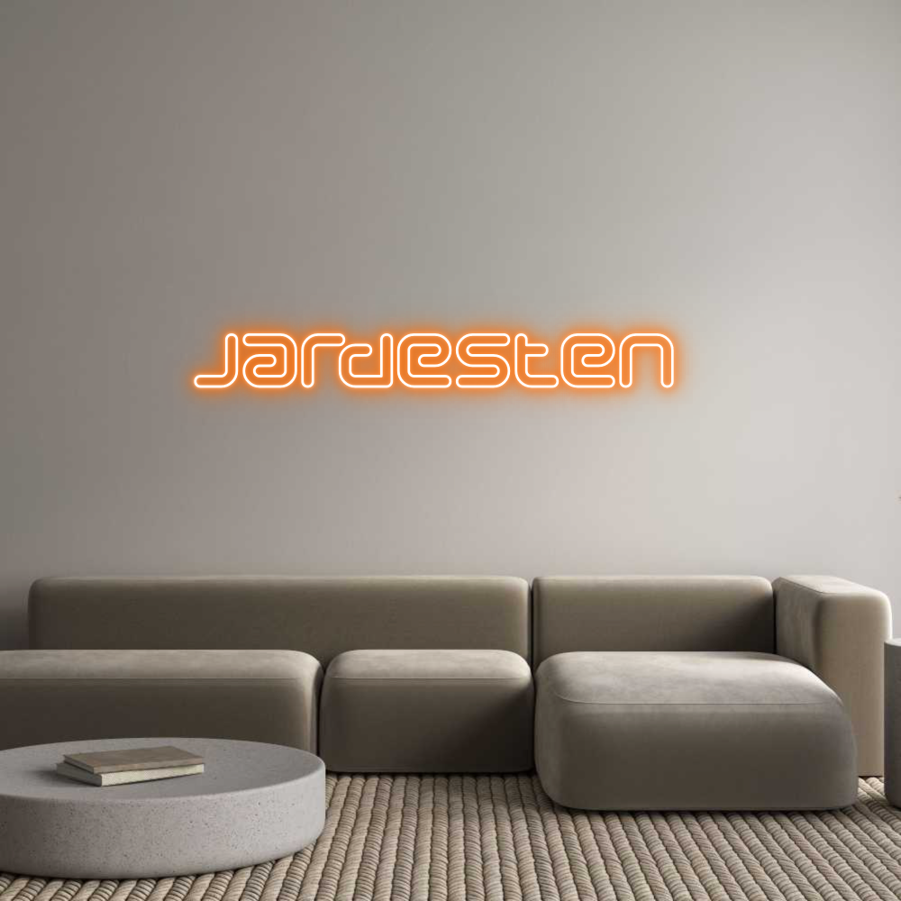 Anpassad neon: Jardesten