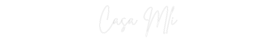 Anpassad neon: Casa Mli