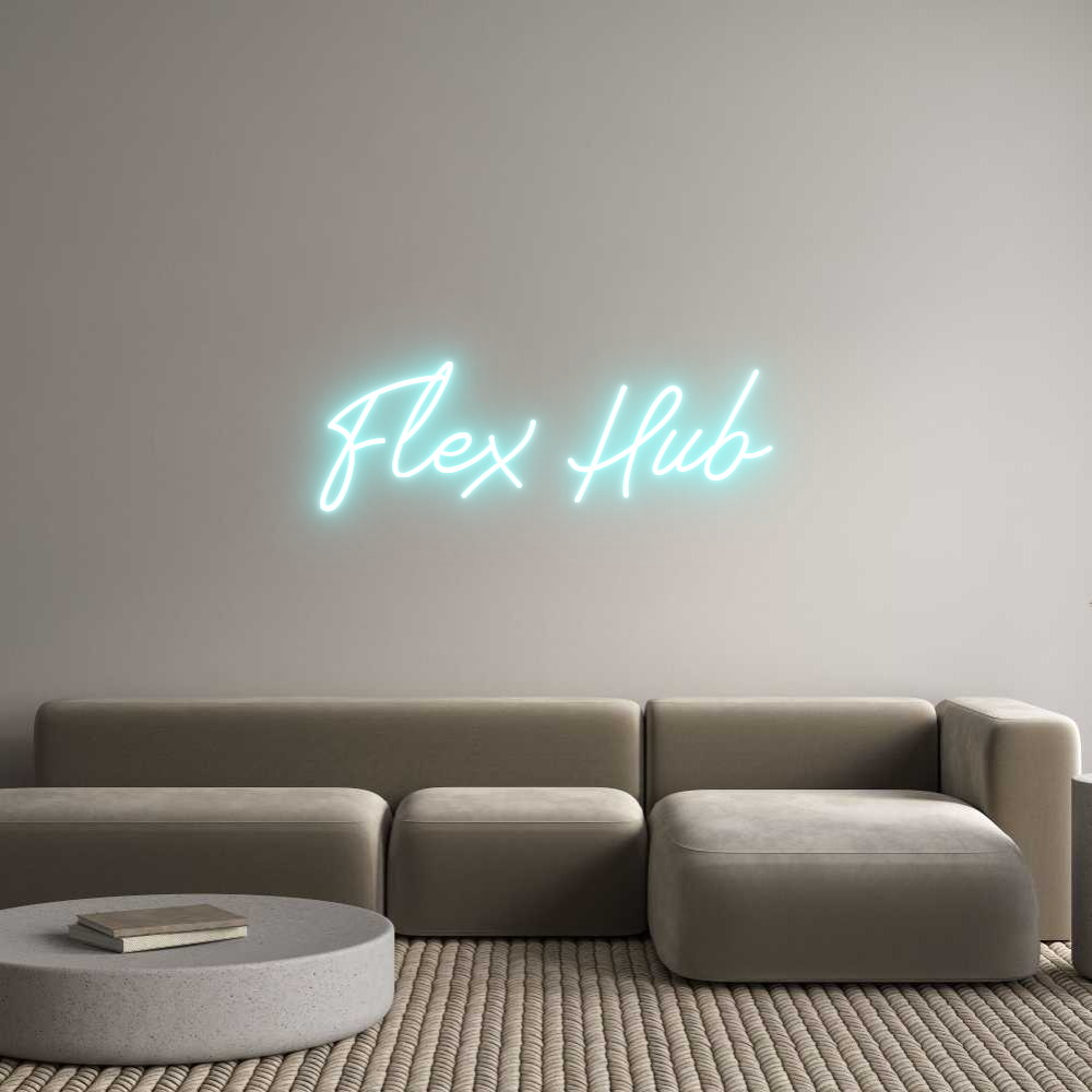 Anpassad neon: Flex Hub