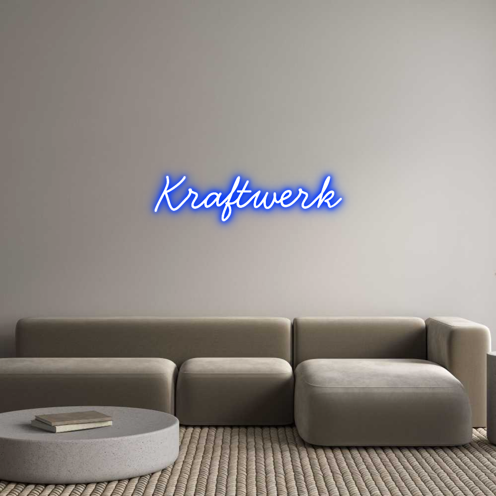 Anpassad neon: Kraftwerk