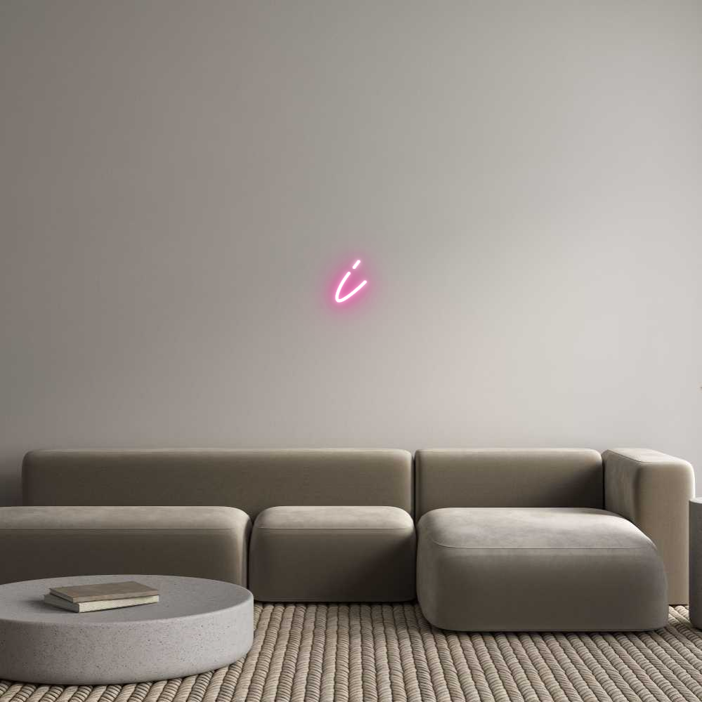 Anpassad neon: i